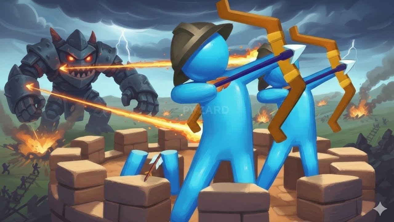 Archery Bastions: Castle War Gameplay Walkthrough Part 1 | King Archer Shooter (Android/iOS)