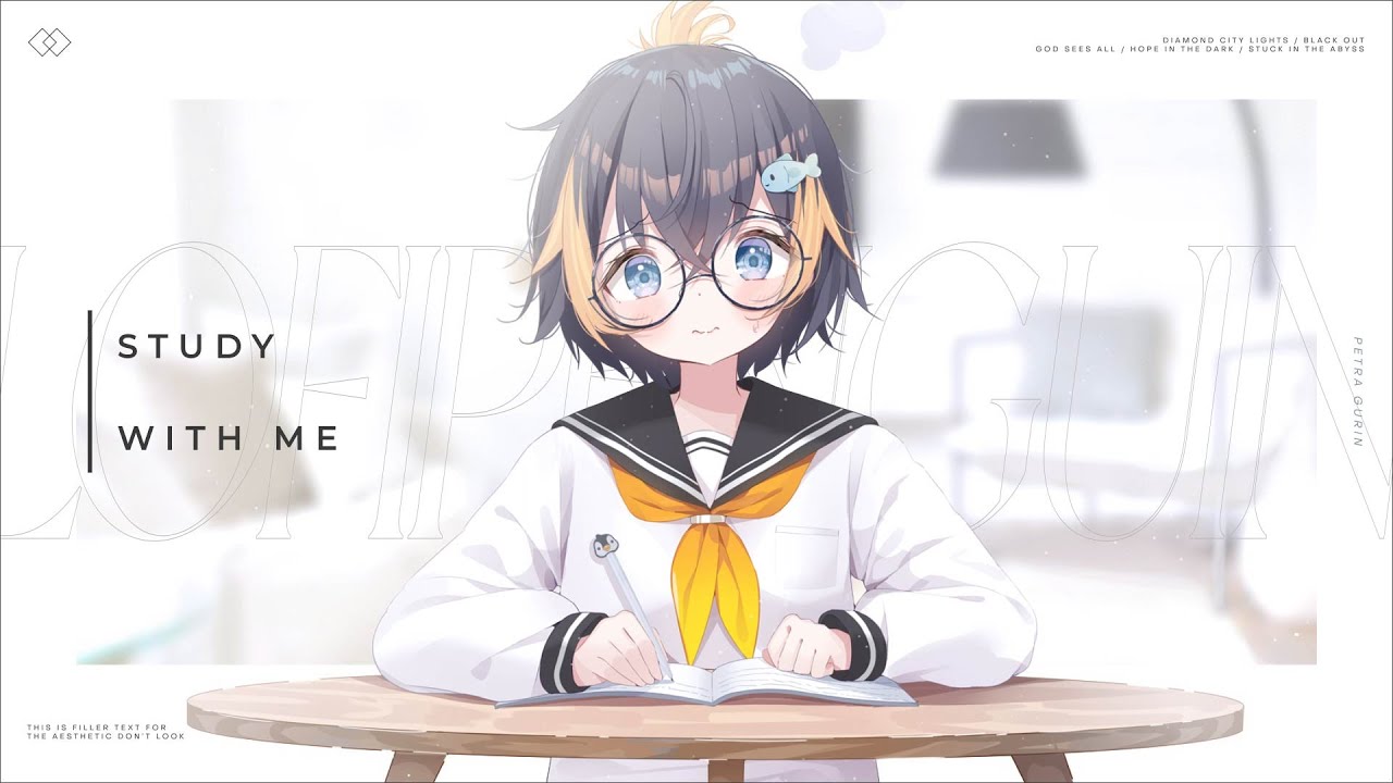 【STUDY WITH ME】more lo-fi pengy🐧📚【NIJISANJI EN | Petra Gurin】