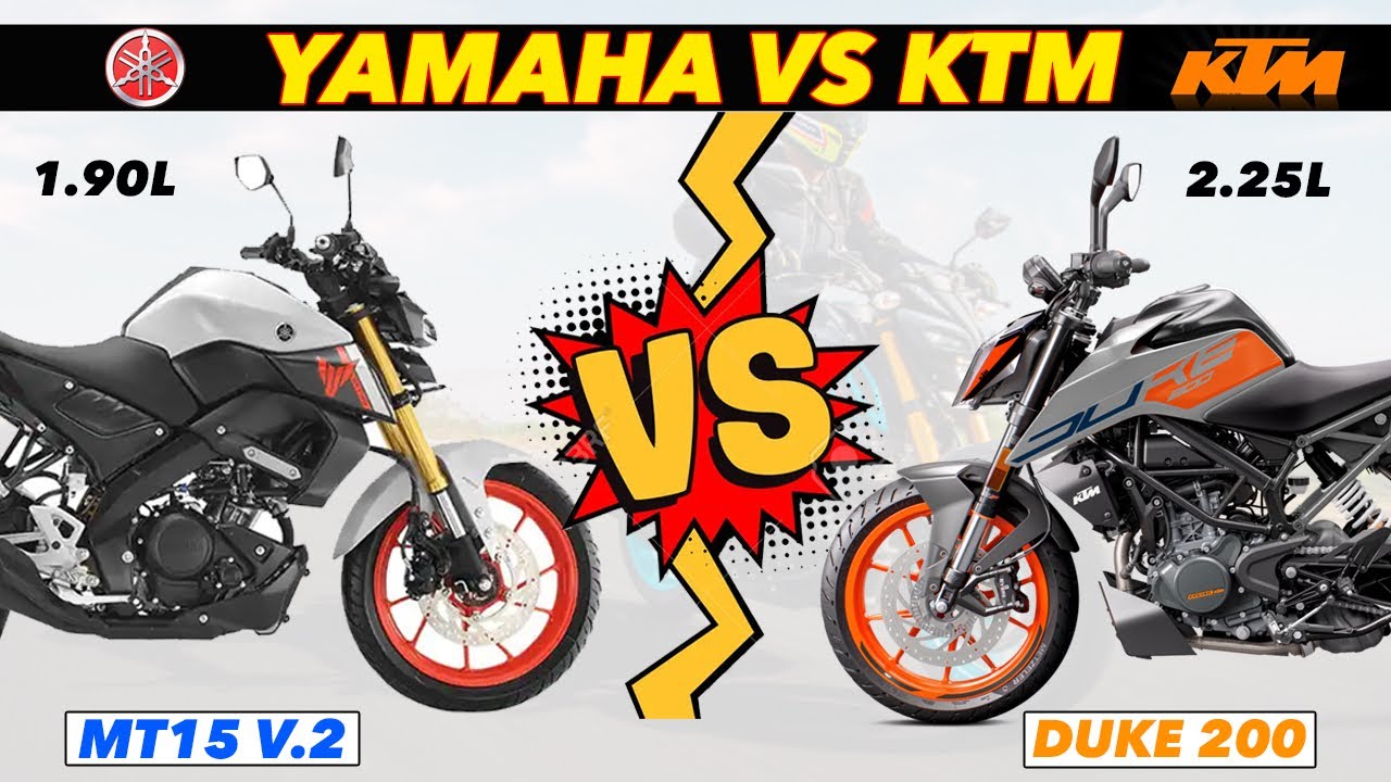 2023 Yamaha MT 15 V2 BS6 VS KTM Duke 200 BS6 | Price, Features | Which One Should You Buy ✅✅