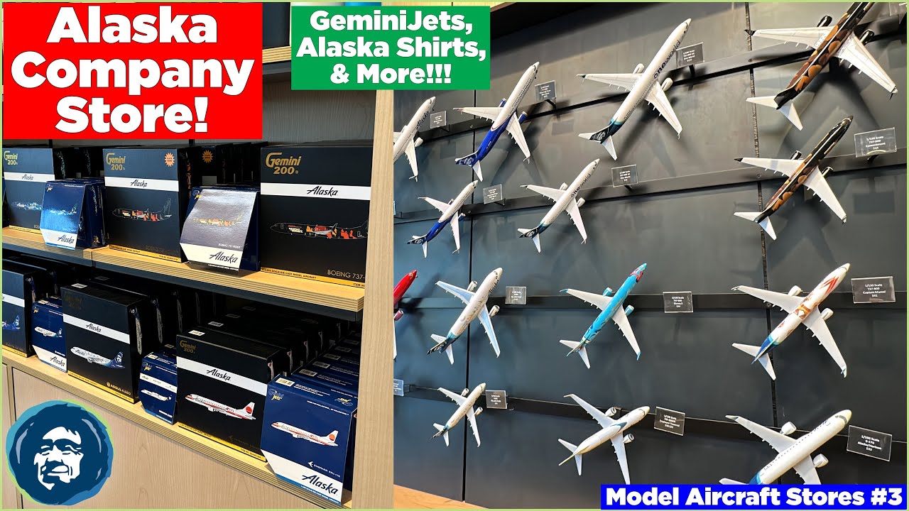 Alaska Airlines Company Store: GeminiJets, Alaska Shirts, & More! | Model Aircraft Stores #3