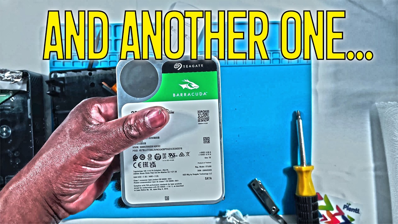How To Shuck A 22TB Seagate External Drive [NO COMMENTARY/NO MUSIC]