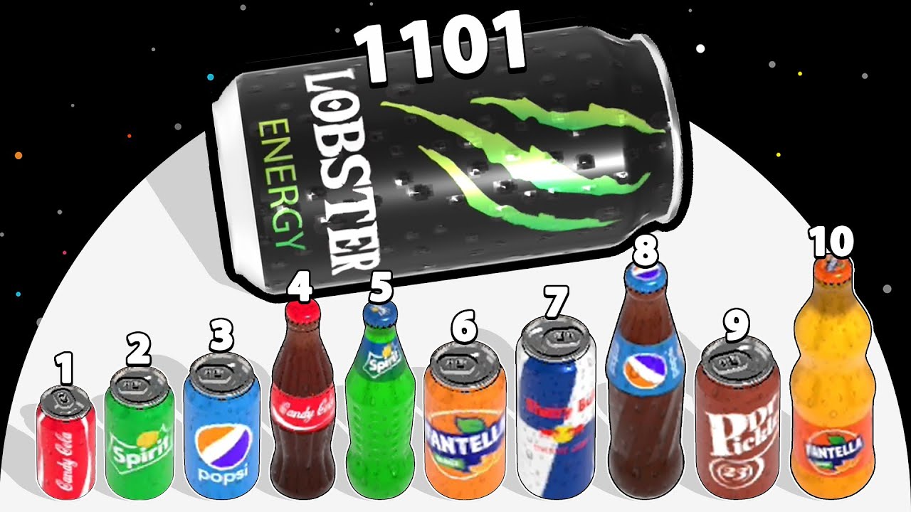 Max Level Soda Power in SODA MERGE! - Extreme ASMR gameplay #gameluctus #cocacola #pepsi
