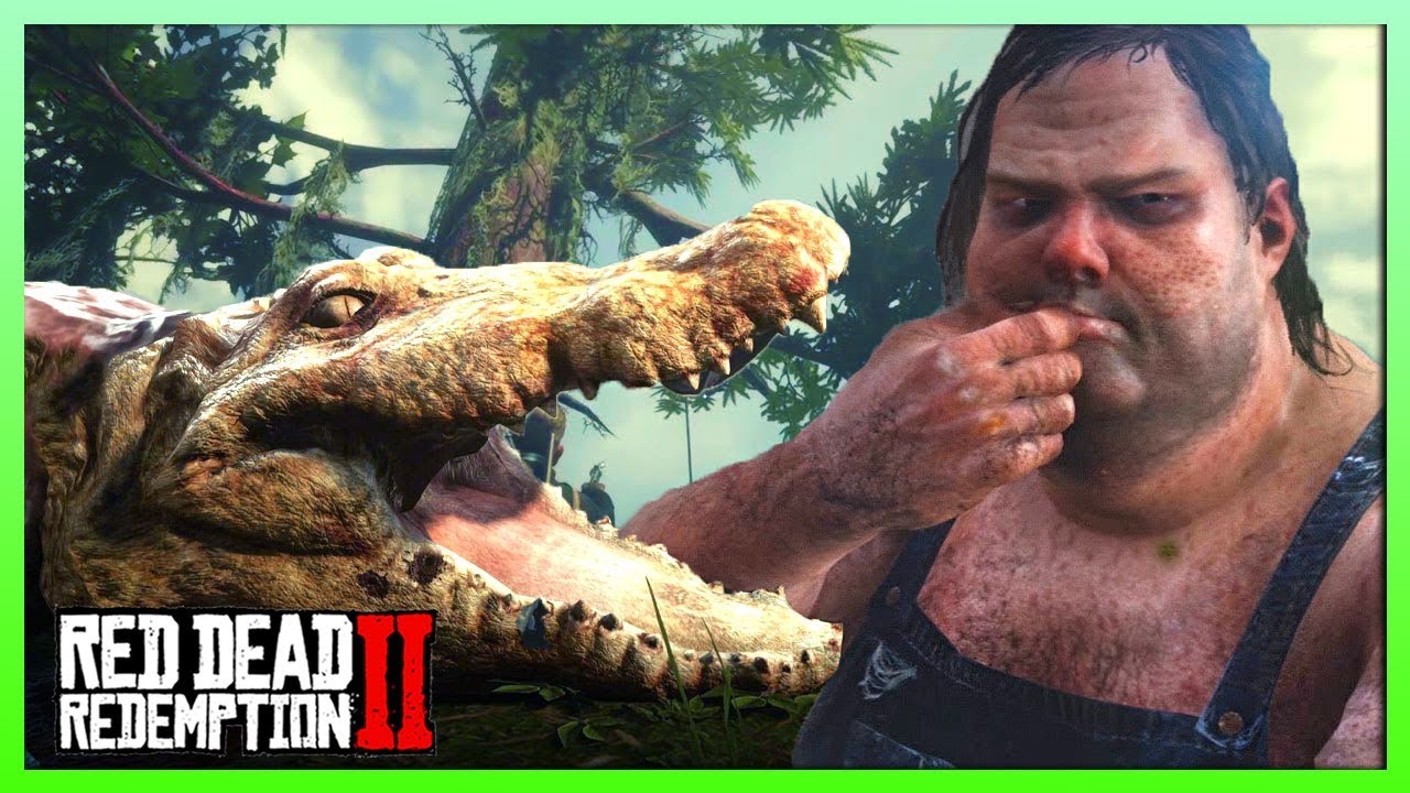 Legendary Alligator VS Tubby Aberdeen   Red Dead Redemption 2
