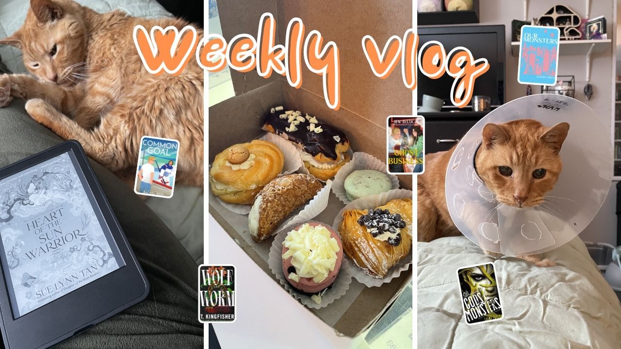 Reading sequels while sick in bed 🤧+ T. Kingfisher ARC!📚 || weekly reading vlog