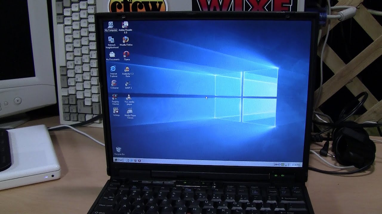 The $7.49 IBM ThinkPad T20 gets an OS upgrade
