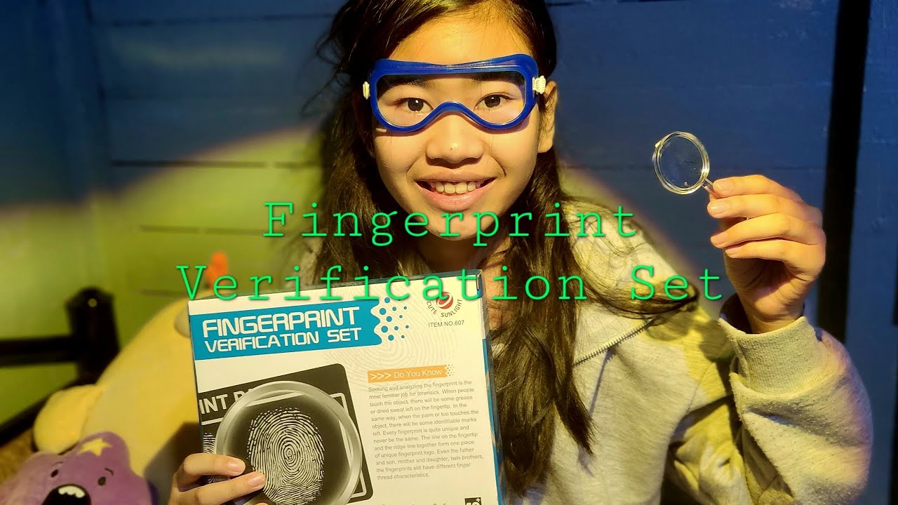 Detective Frankita - Fingerprint Verification Set Toy Review