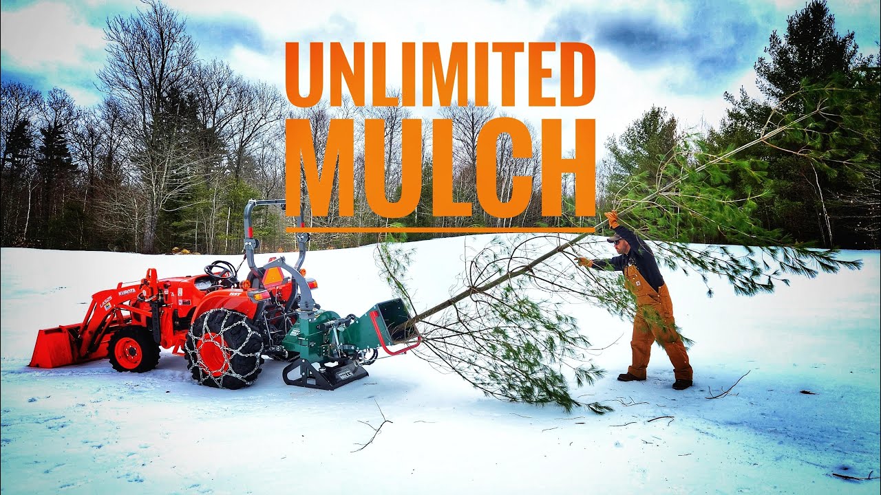 You'll Love Chipping Your OWN Wood - PTO Wood Chipper Review - Woodland Mills WC46