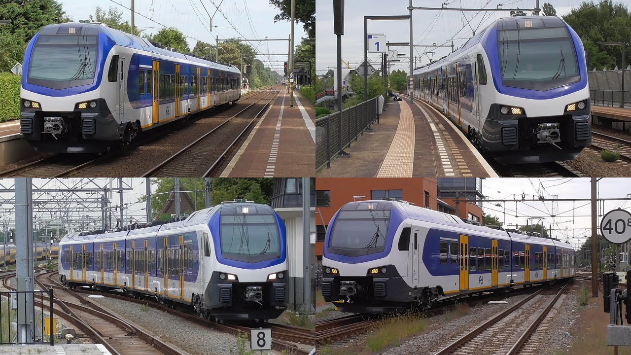 NS FLIRT 2504 testritten tussen 's-Hertogenbosch en Oss