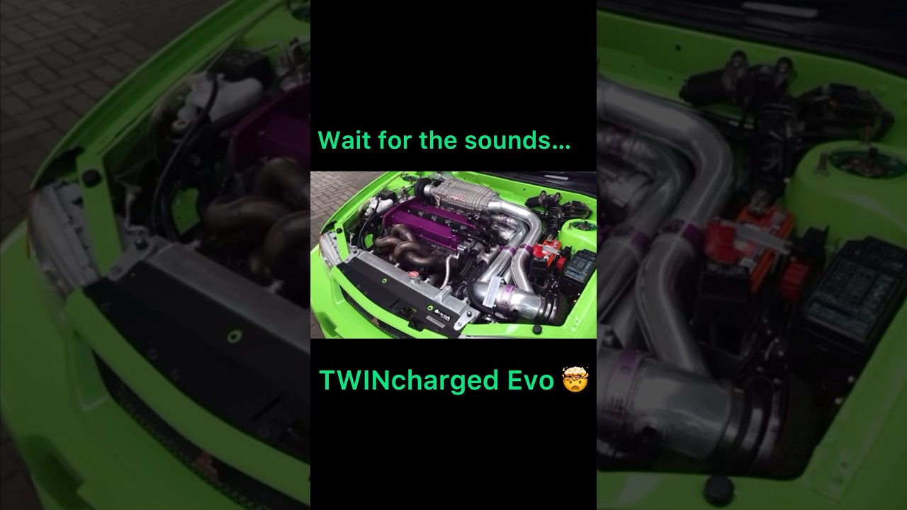 TWINcharged Evo! #supercharged #turbo #shorts