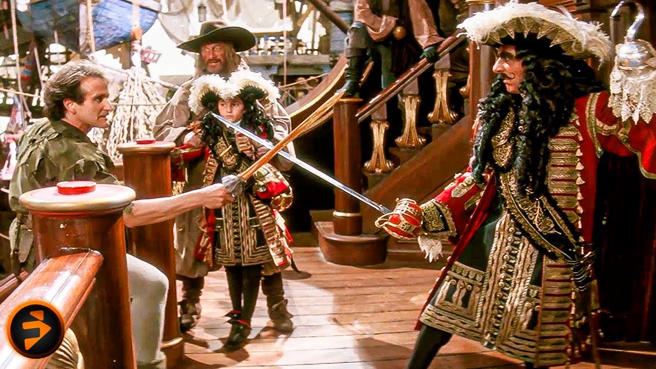 Peter Pan Faces Hook In An Epic, Hilarious Duel! | HOOK