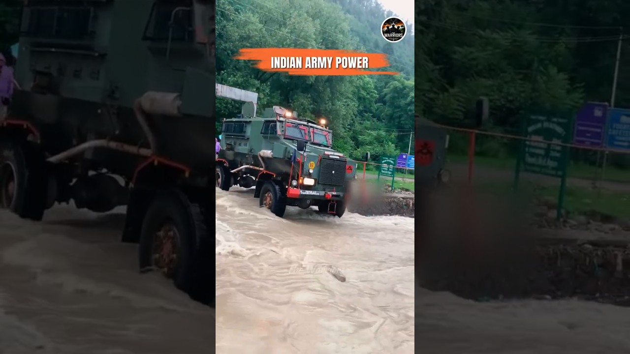 Indian Army Power | Rashtriya Rifles | Casspir | Indian Army in Flood | Kashmir Flood | India