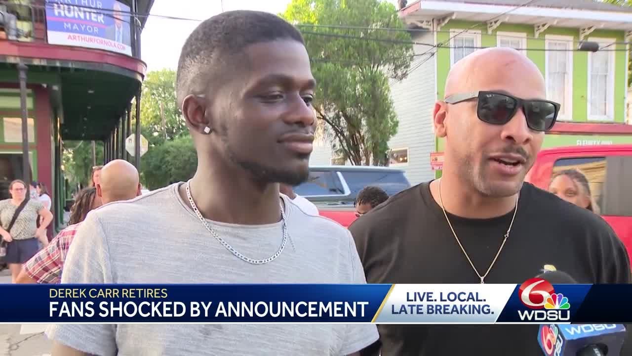 Fans react to Derek Carr's shocking retirement