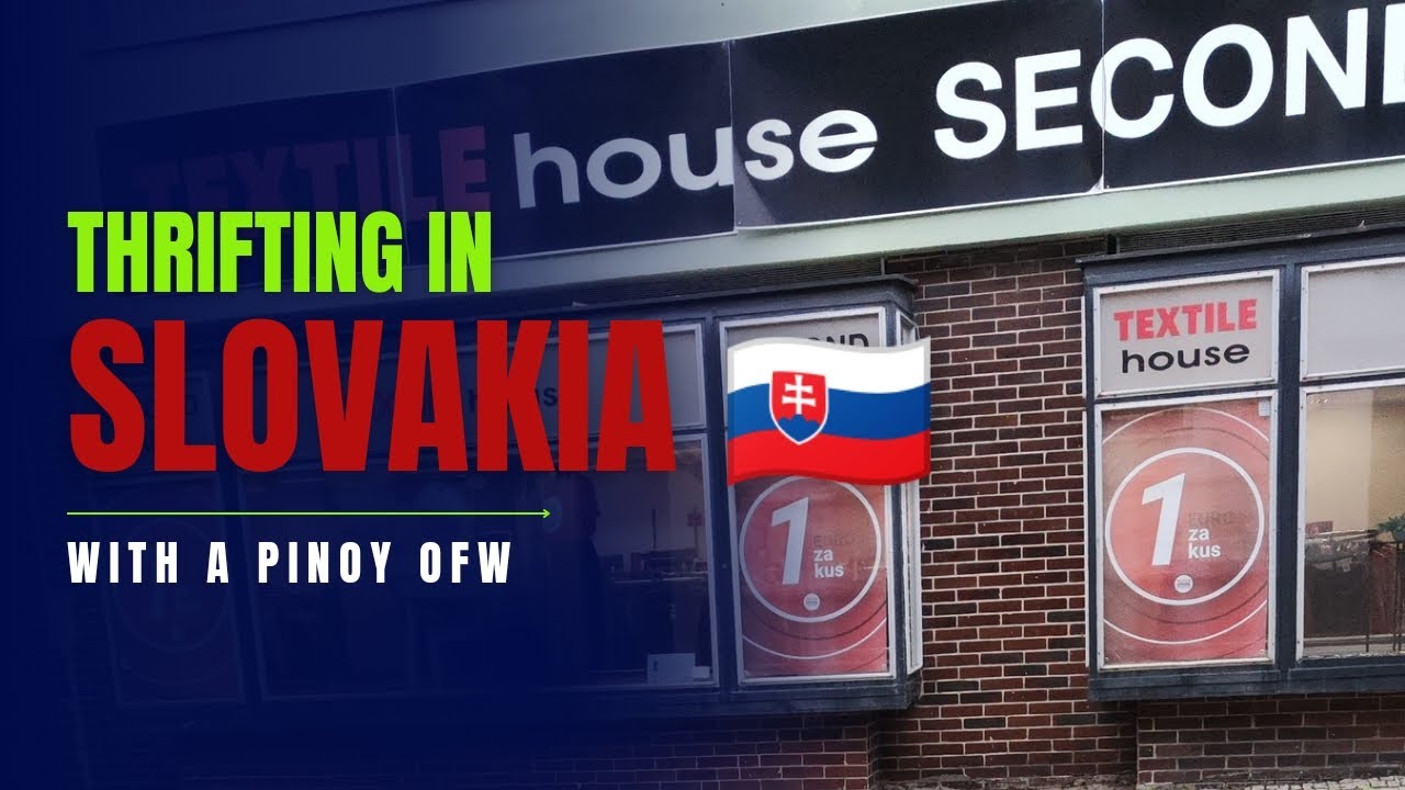 Pinoy🇵🇭 in Slovakia🇸🇰 Come and join me as i go thrifting(ukay ukay) in Nove mesto Nad Vahom...