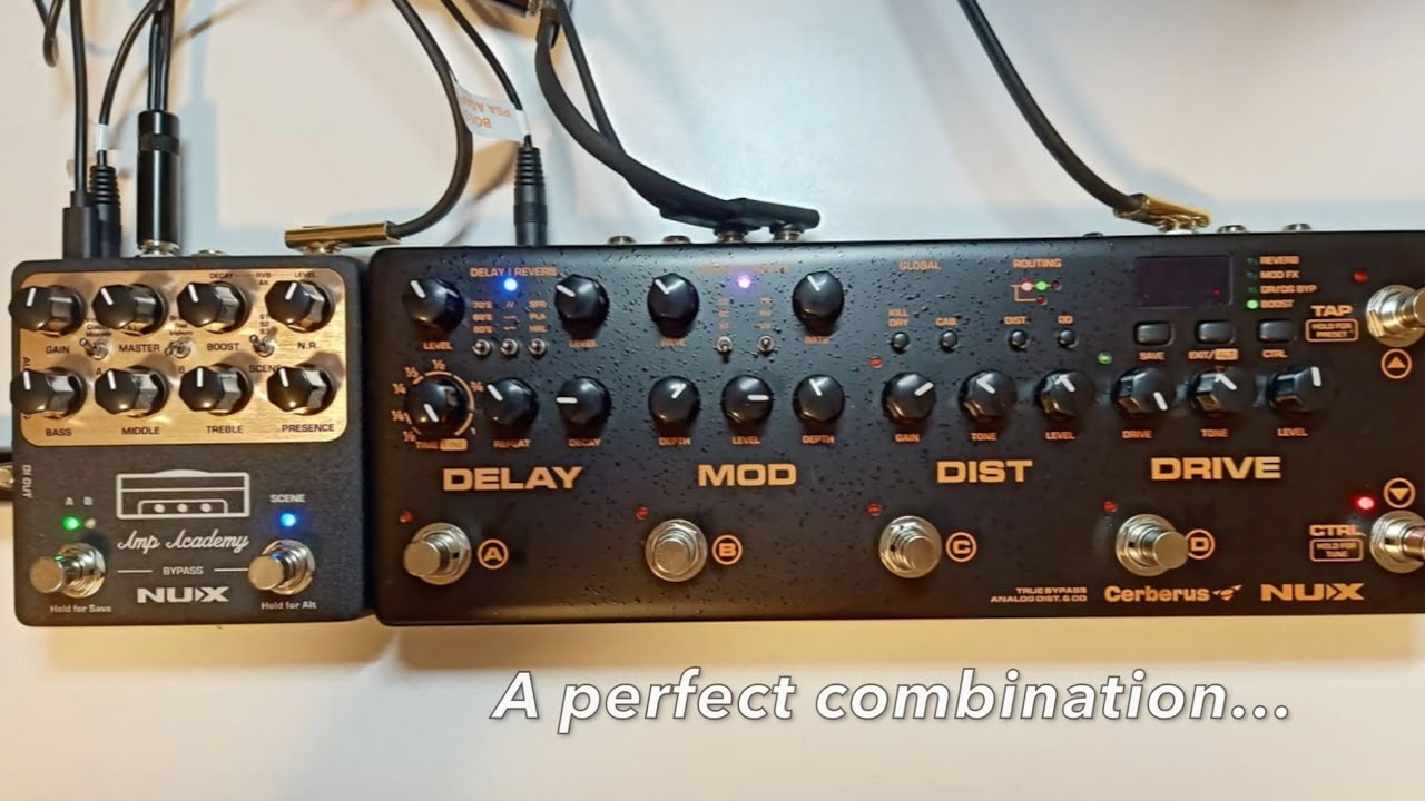 NUX Amp Academy and Cerberus - A perfect combination