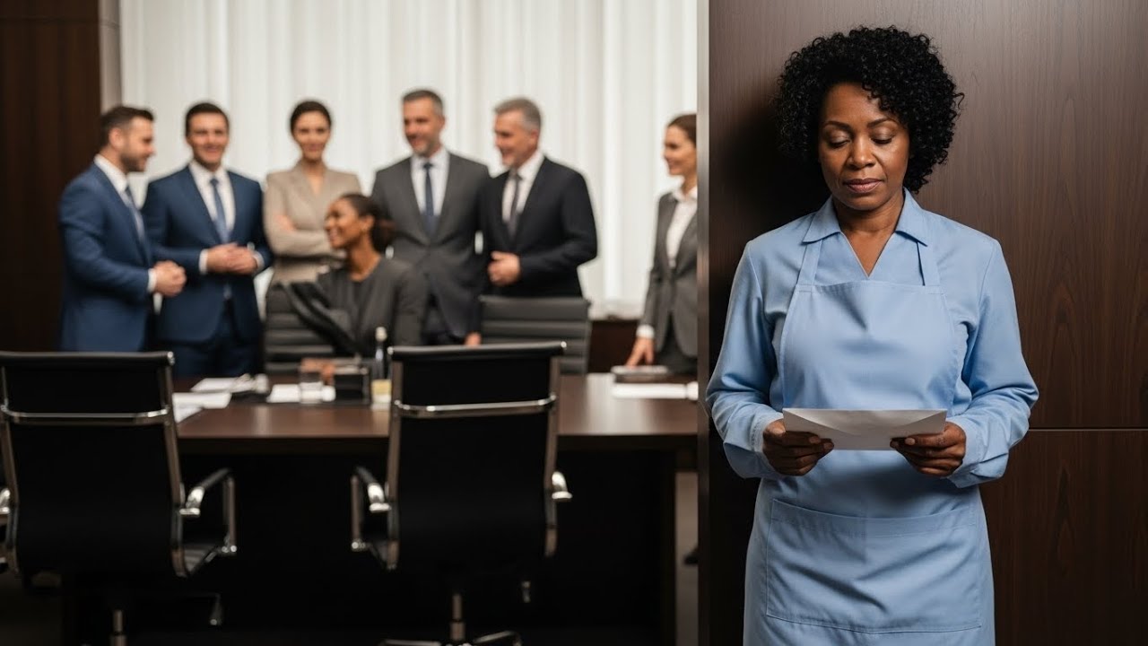 CEO’s Wife Invited a Black Female janitor to Mock Her — But When She Arrived, Everyone Shocked!