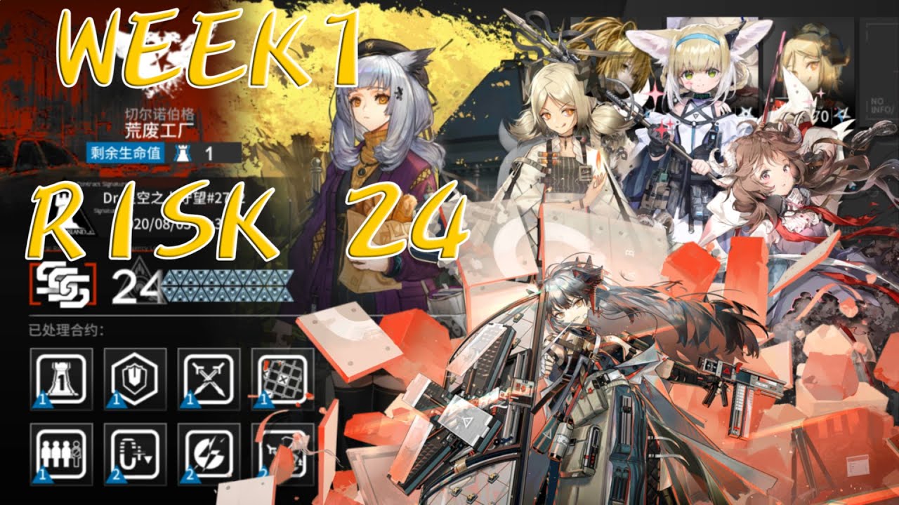 [Arknights CN] CC#2 Permanent Map Week 1 Risk 24
