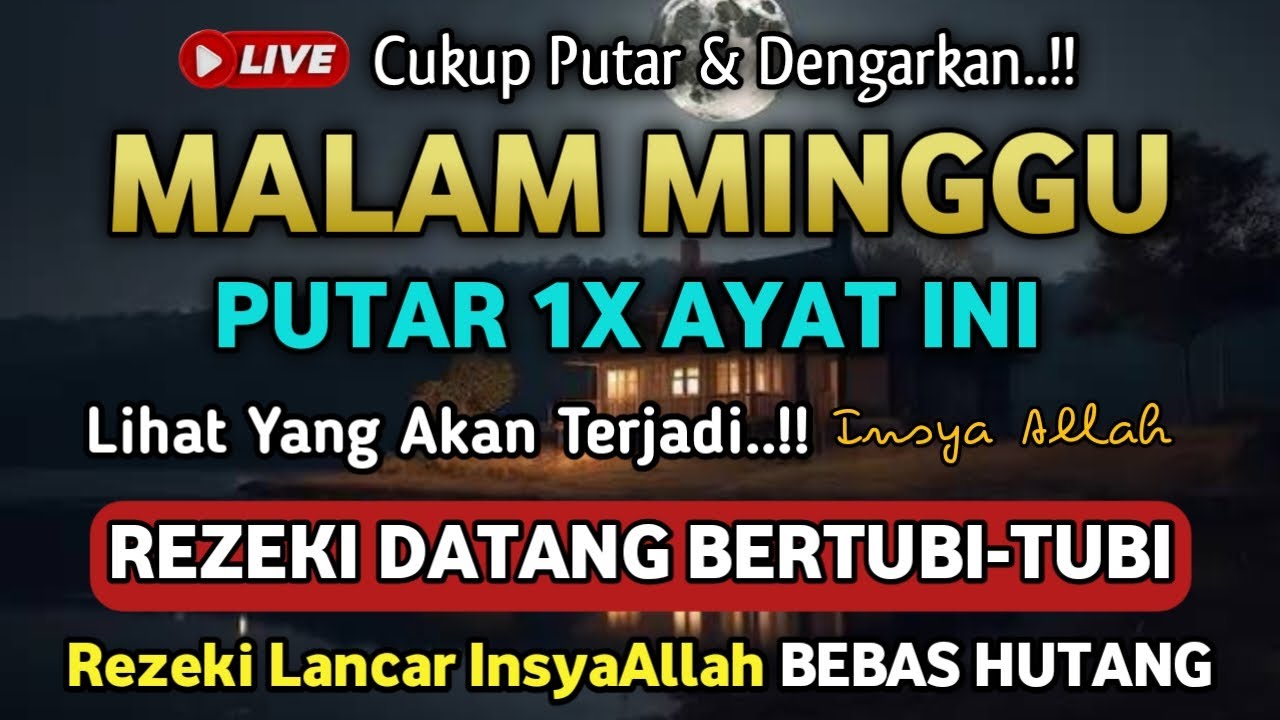 MUSTAJAB..!! PUTAR DZIKIR INI JANGAN KAGET REZEKI DATANG BERTUBI-TUBI ❗ Panjang Umur & Dosa Diampuni