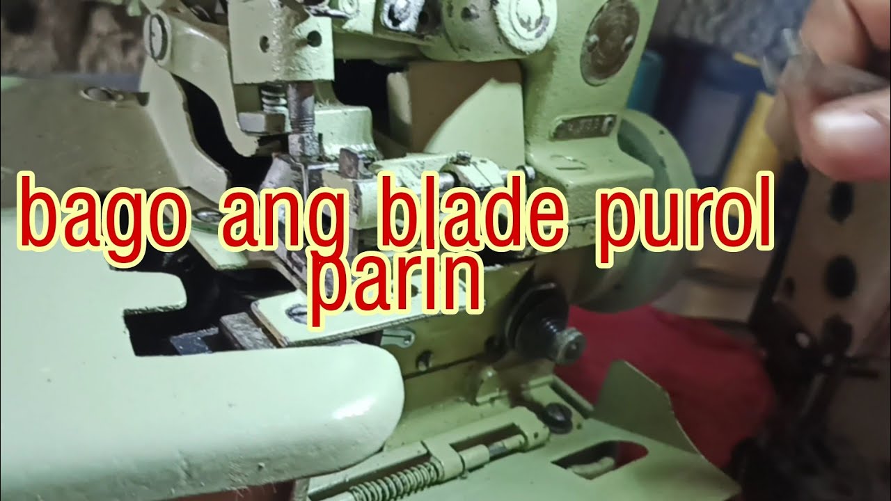 Demo Blade Can't Cut Fabric How to Align [Old model Edging Machine]