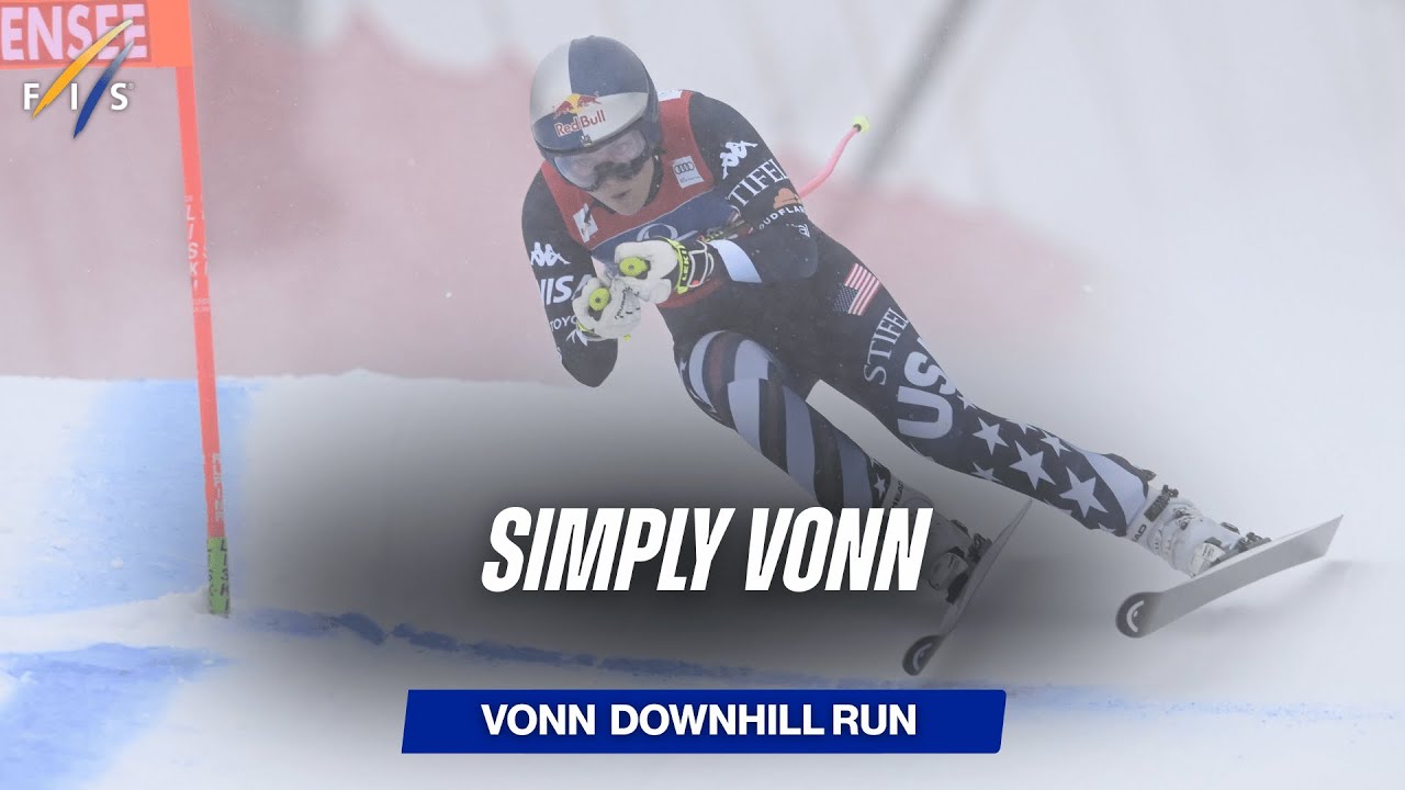 Lindsey Vonn Winning Run | FIS Alpine