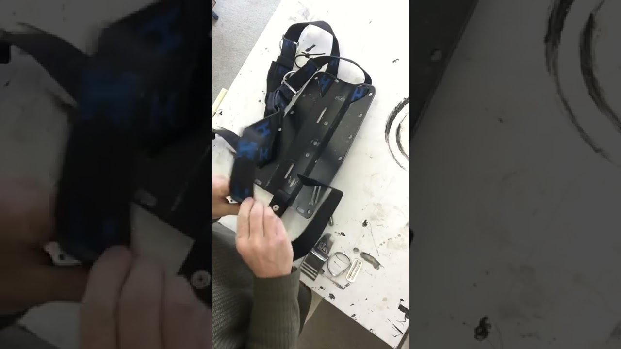 Back plate webbing slider