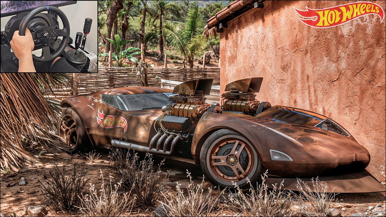 Rebuilding a HOTWHEELS TWIN MILL 1969 | Forza Horizon 5 | Thrustmaster T300RS - Gameplay 4K Ultra HD