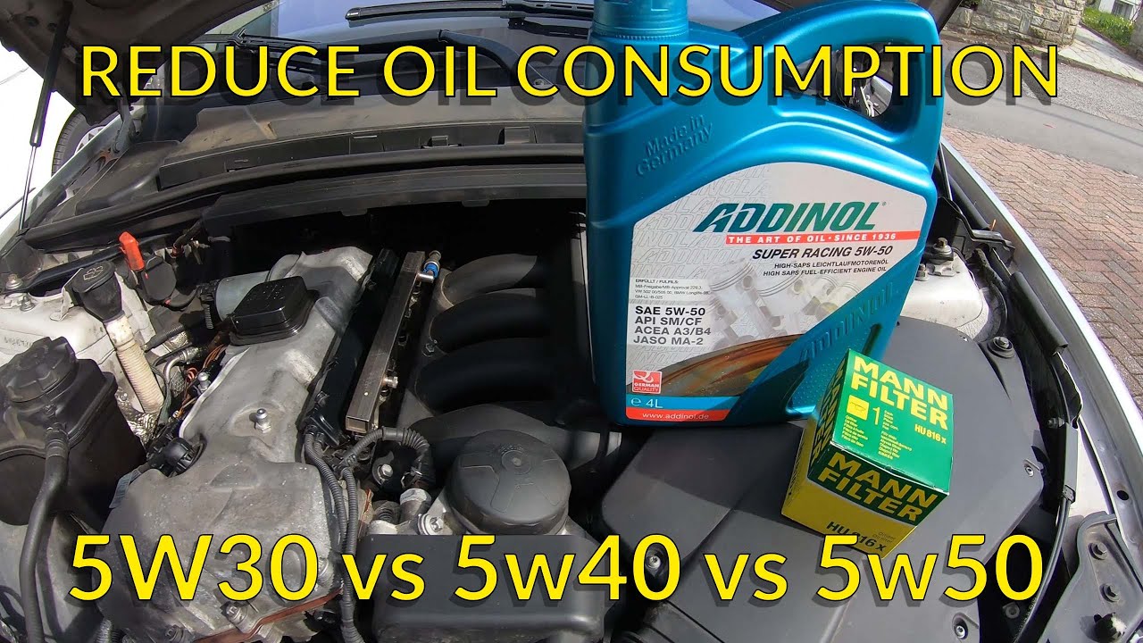 Can A Thicker Oil Help Reduce Oil Consumption? We Compare a 5w30, 5w40 and 5w50 oil - [BMW E90 N52]