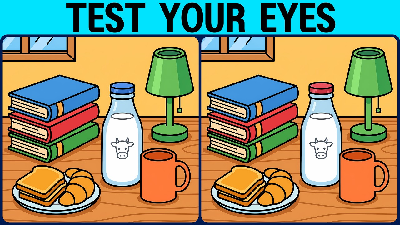 [Spot the Difference Brain Training] The subtle differences will test your attentiveness.