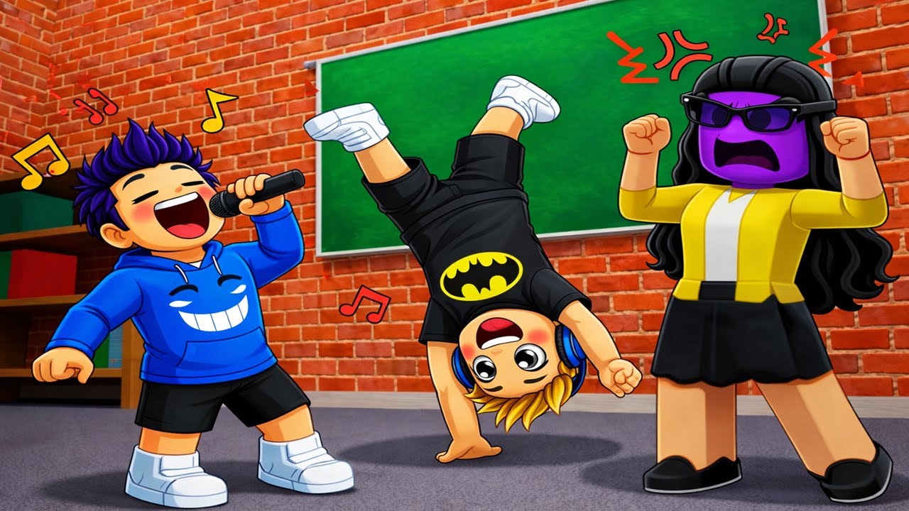 MAVİ İLE SINIFTA YARAMAZLIK YAPTIK! | Roblox
