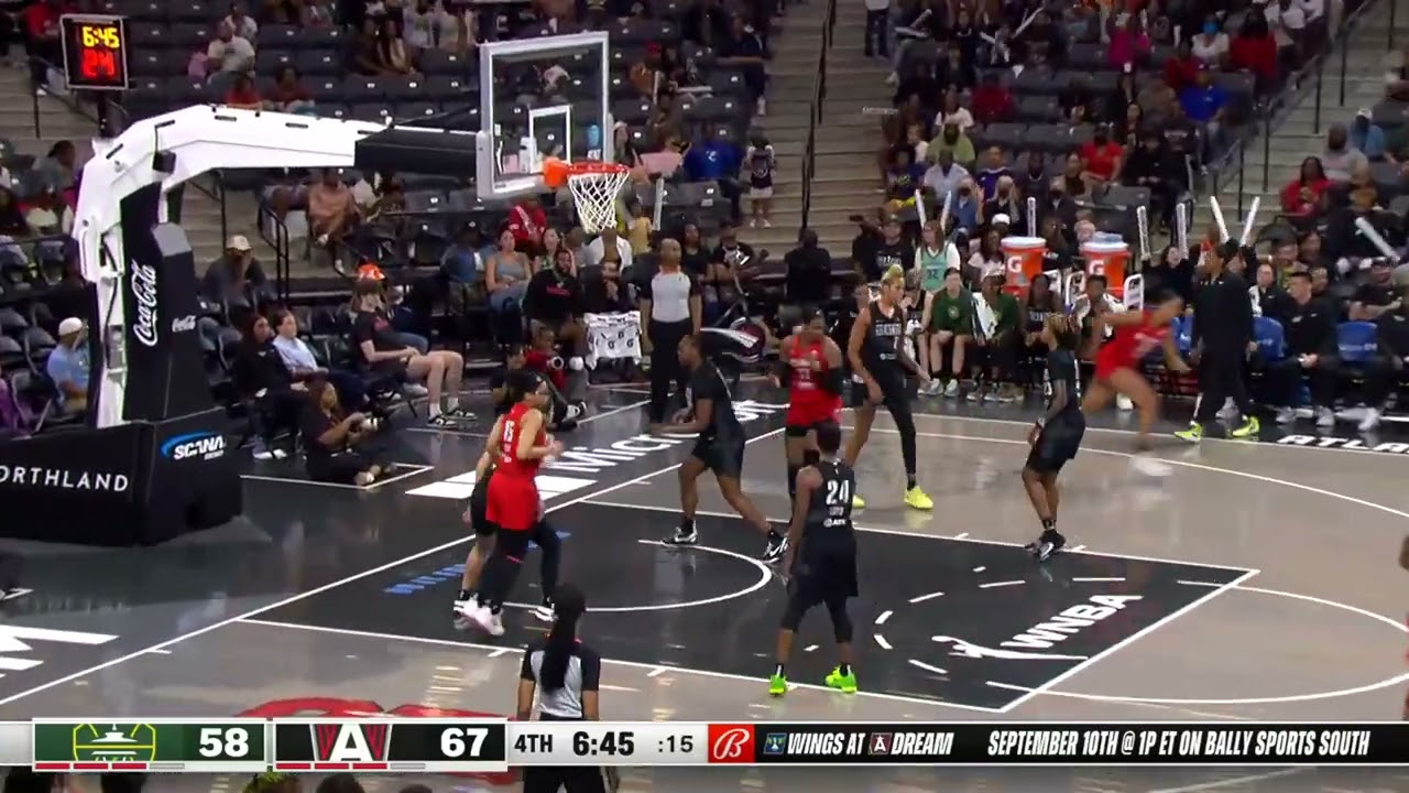 Monique Billings Posts 15 points and 14 rebounds vs  Seattle Storm (9/6)