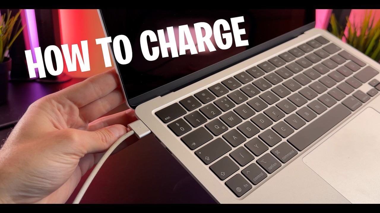 Как зарядить MacBook Air M5