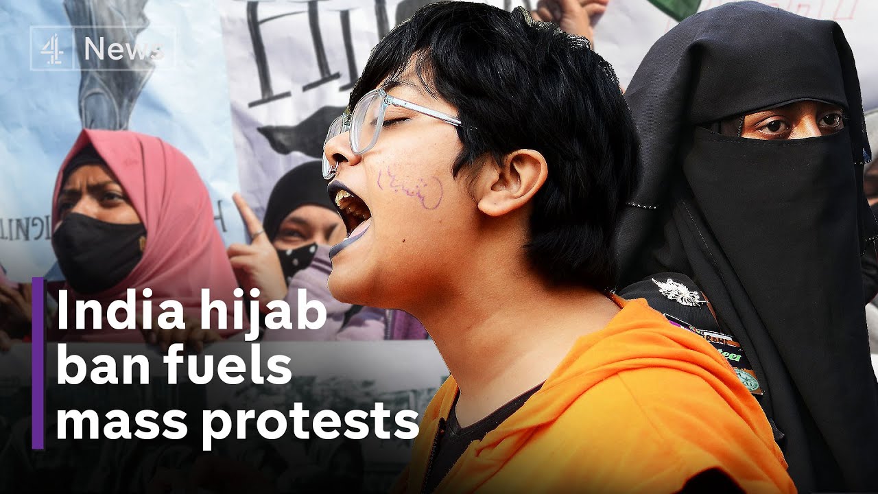 'We have no option but to protest': Thousands march against India’s hijab ban