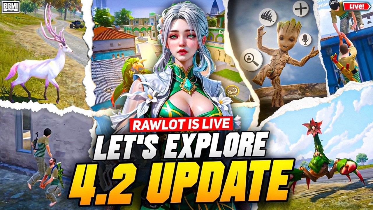 🔥BGMI 4.2 Update LIVE | Rawlot Is Live😈 | Rush Gameplay | Shorts Live #bgmi  #shorts  #shortslive