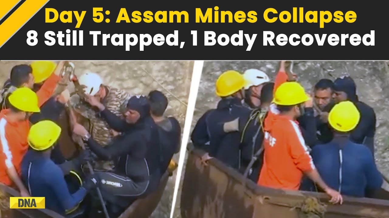 Assam Coal Mine Accident: Day 5 Of Assam Mines Collapse With 8 Still Trapped While 1 Body Recovered