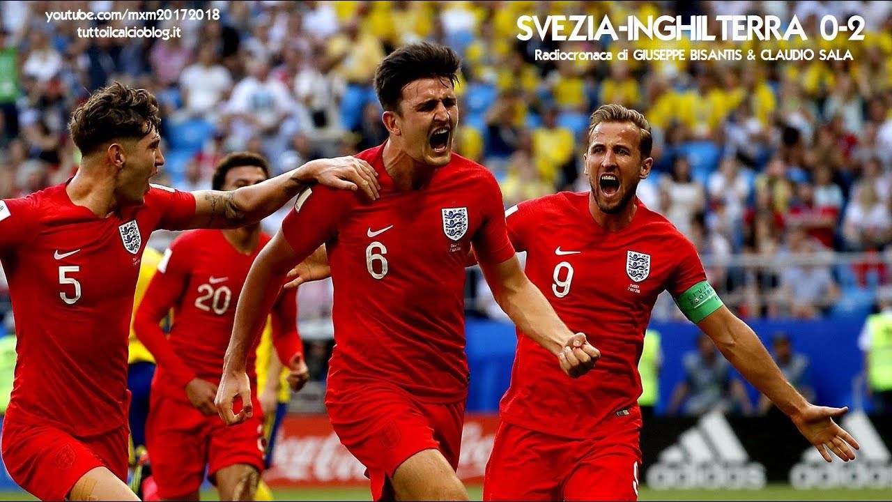 SVEZIA-INGHILTERRA 0-2 - Radiocronaca di Giuseppe Bisantis (7/7/2018) MONDIALI 2018 (Rai Radio 1)