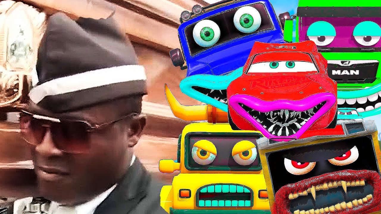 SUPER MEGAMIX Lightning McQueen Eater - Coffin Dance Song (COVER) №3