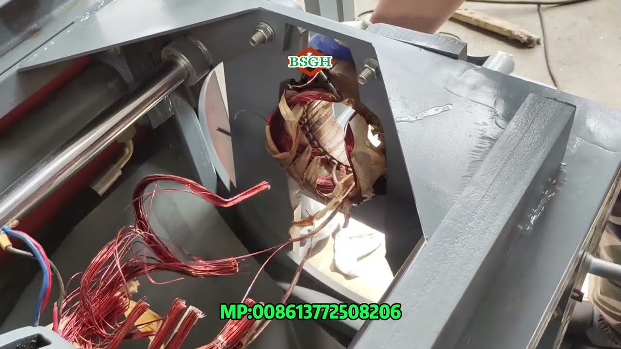 Powerful Electric Motor Puller For Hungary Client | 50~500mm Motor Stator Pulling Machine