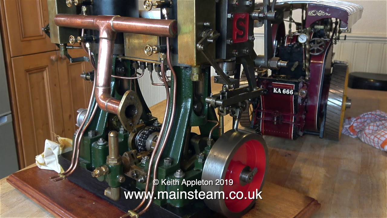 TWO STUART 5A STEAM ENGINES - PART #1
