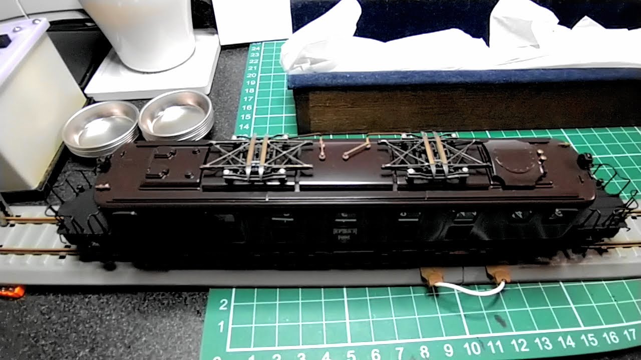 鉄道模型 HOゲージ メンテナンスシリーズ　第２回 天賞堂 EF56 Part:2 モータ整備・ギア組立編