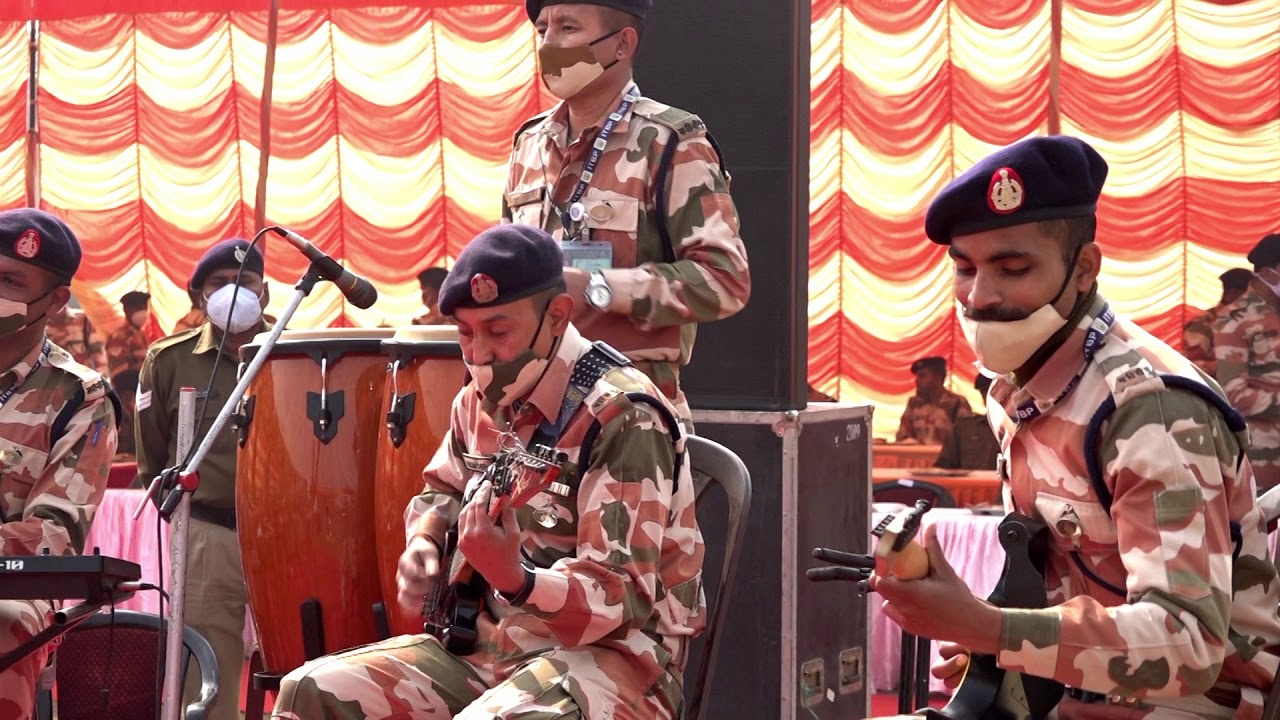 Ye mera dil... ITBP... Jazz band presenting the instrumental at a Saink Sabha