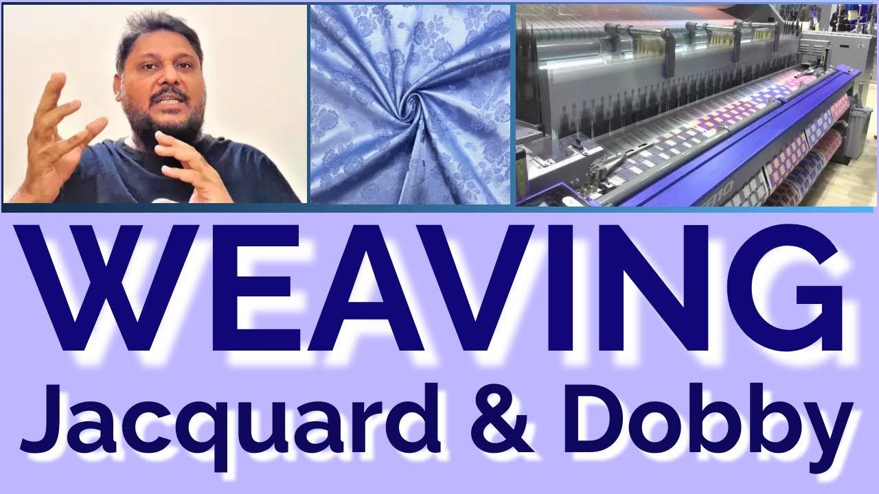 JACQUARD & DOBBY WEAVING PROCESS | PLS READ DISCLAIMER STATEMENT IN THE DESCRIPTION OF THIS VIDEO