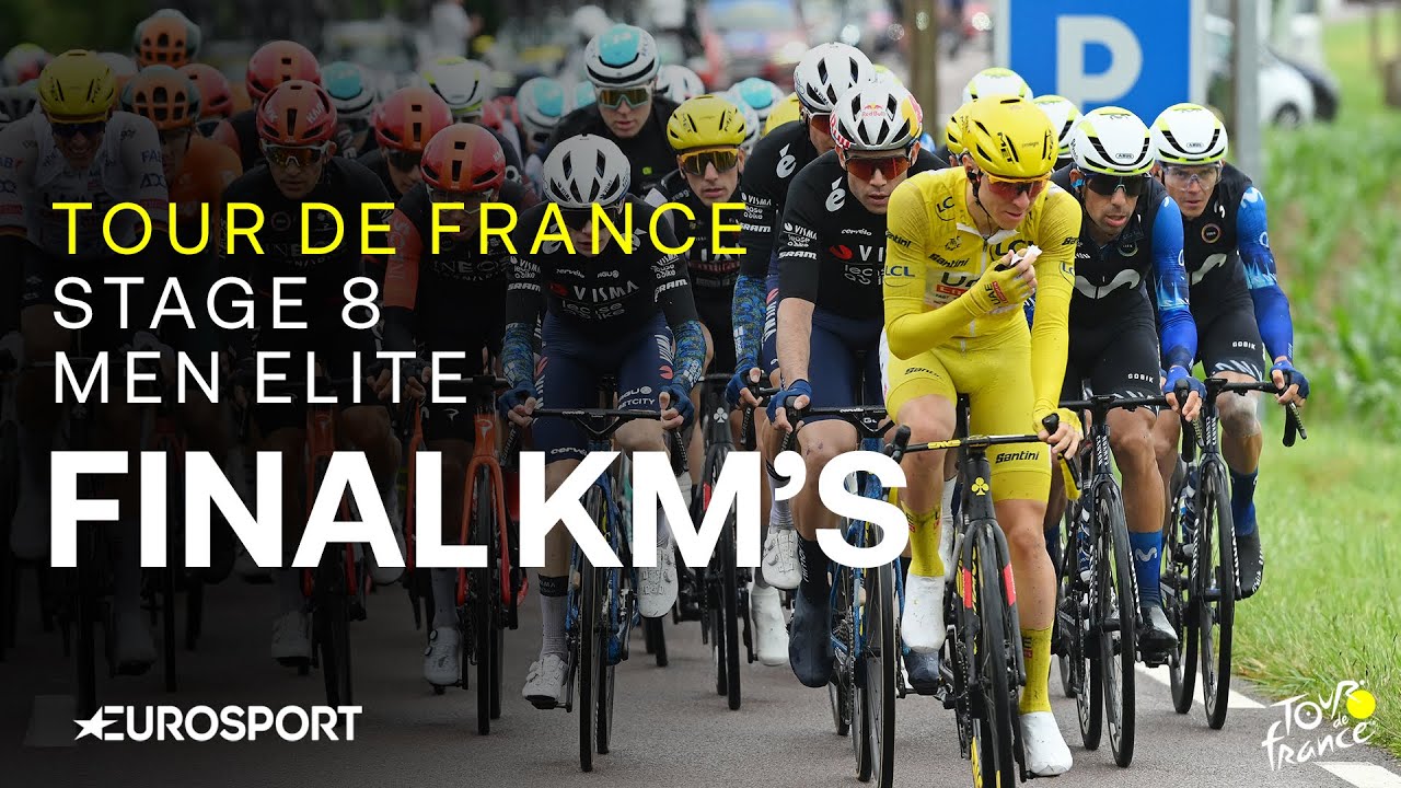 ELECTRIC FINISH! ⚡️ | Tour de France Stage 8 Final Kilometres | Eurosport Cycling