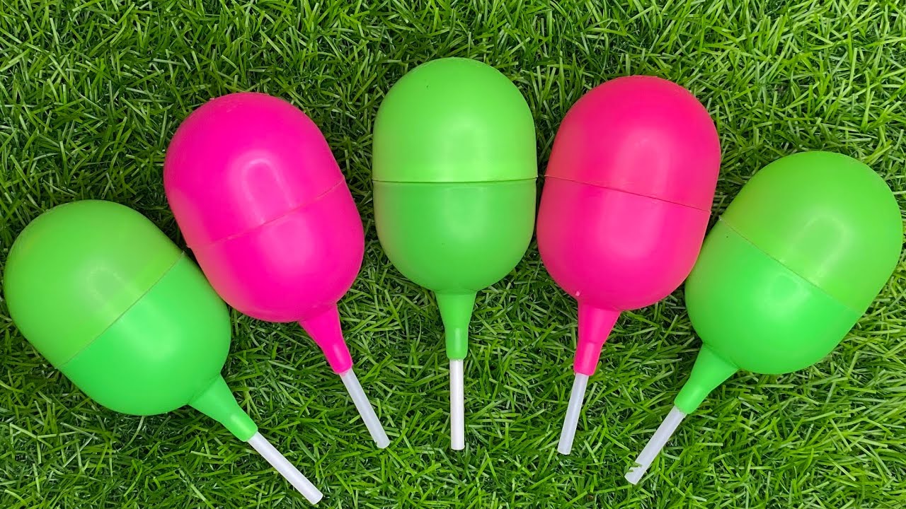 New Glitter Rainbow Lollipop Candy I Cutting| ASMR | Satisfying Video