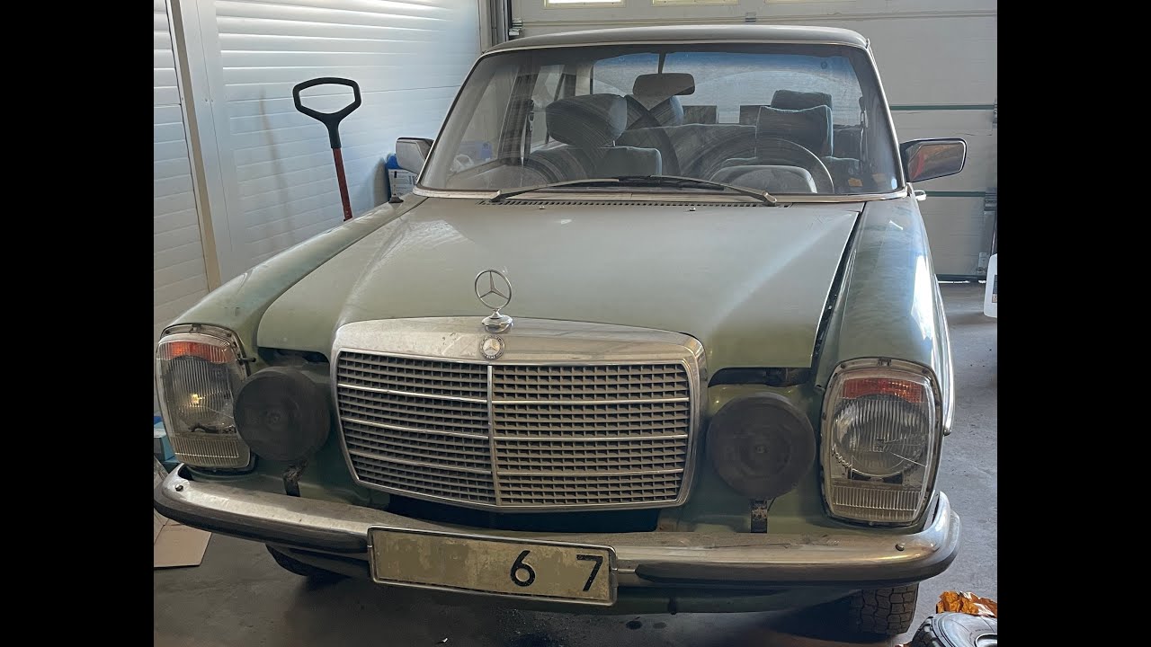 Replace front brake discs & pads on a 1975 Mercedes Benz W115