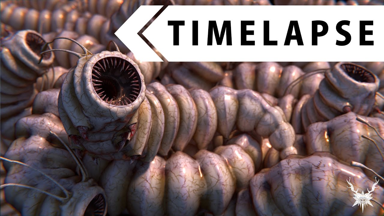 Creature Creation 3 (BUGS) - Modeling, Sculpting, Texturing, Rigging (BLENDER TIMELAPSE)