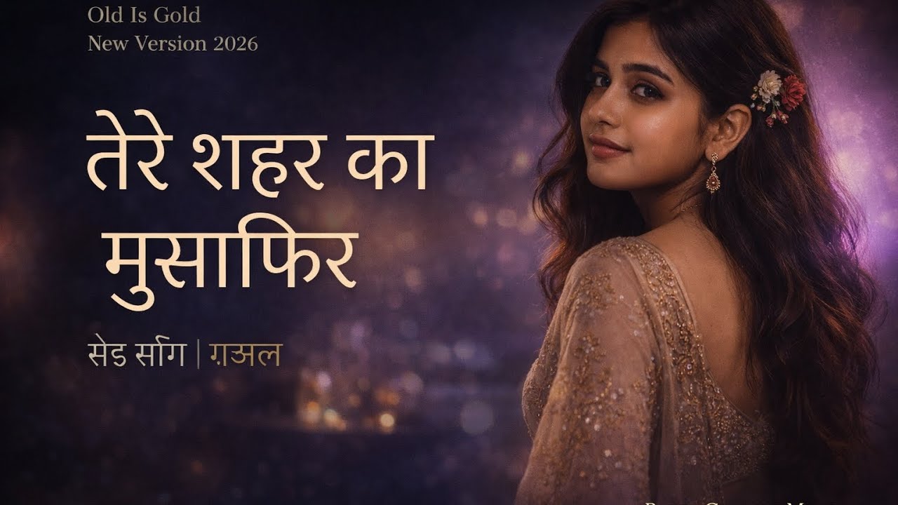 तेरे शहर का मुसाफिर | Kishore Kumar Original Sad Song। Sad Song 2026 