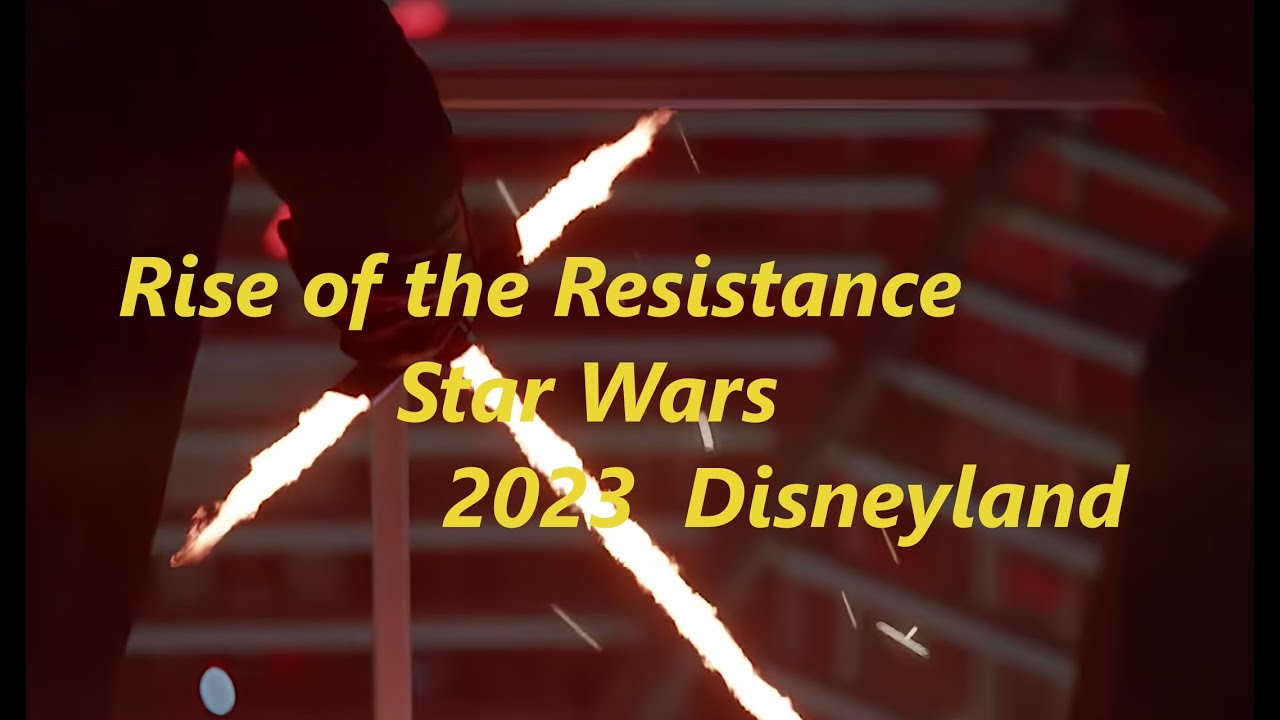 September 2023 Star Wars: Rise of the Resistance Disneyland Park, 4k 24 Complete Ride