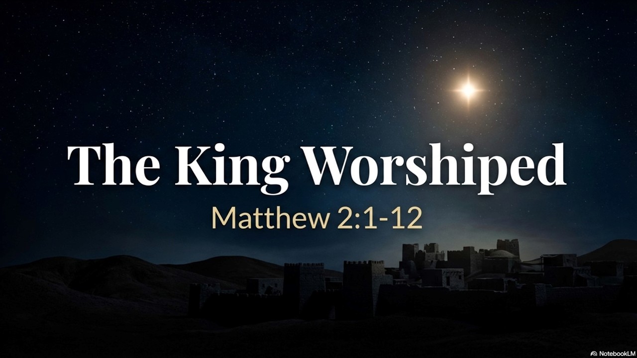 Mar. 8, 2026 - Sunday School - The King Worshiped (Matthew 2:1-12)