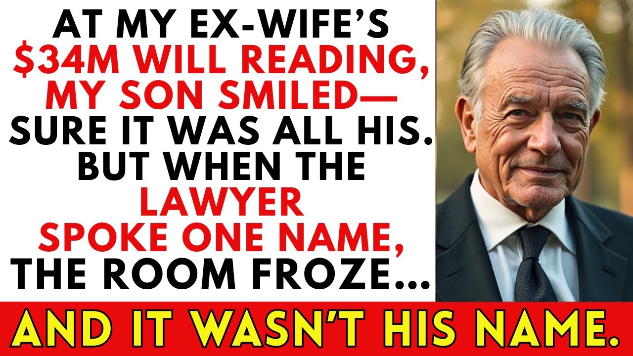 My Son Said I’d Get NOTHING From My Ex-Wife’s $34M Will—But The Lawyer Said Otherwise