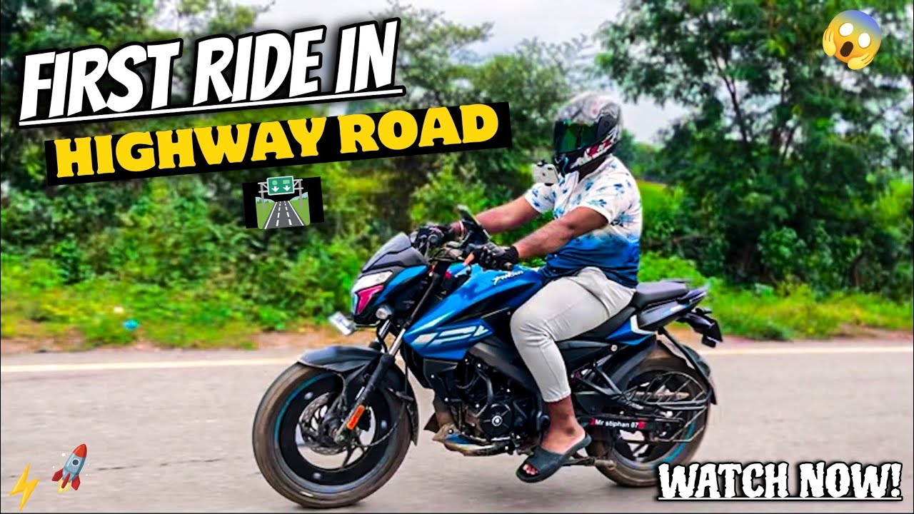 MY FIRST TIME ON THE HIGHWAY! 😱 | Pulsar NS125 Speed Test