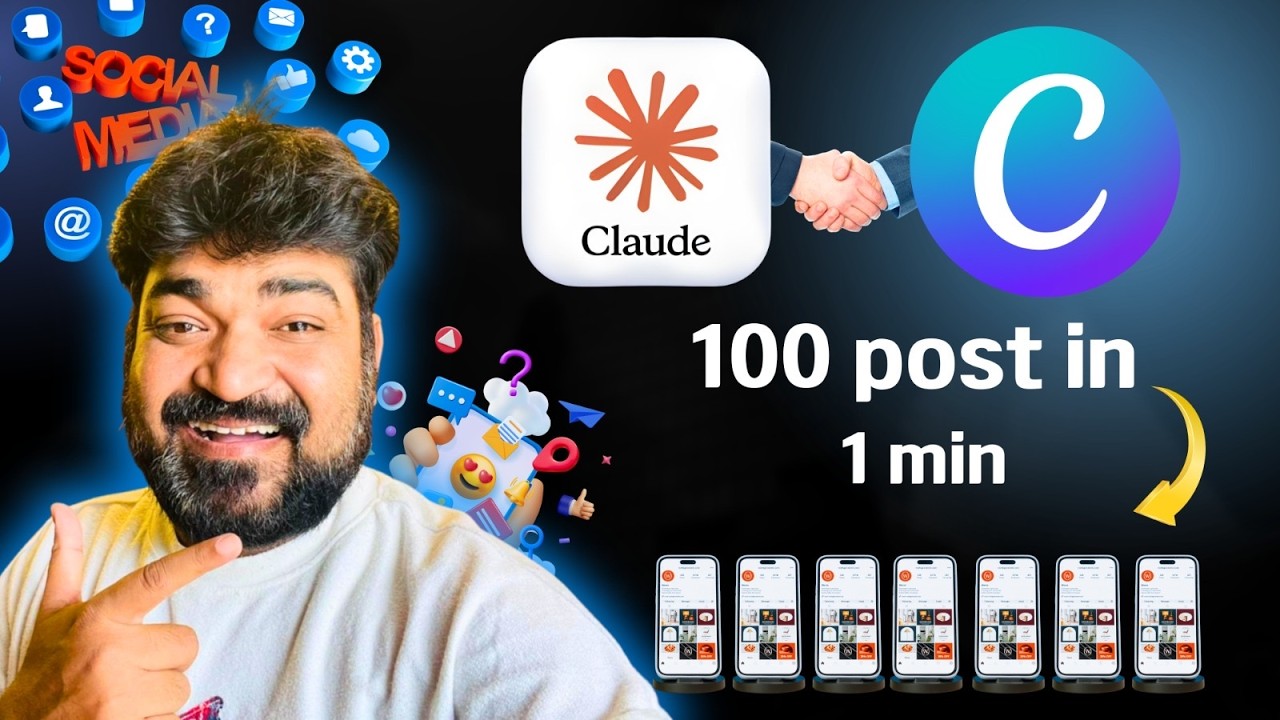Hiw to make bulk create from cluade Ai and canva